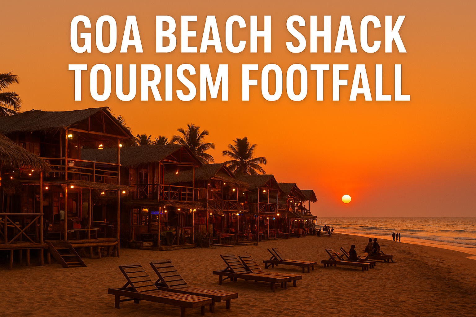 Goa beach shack tourism footfall